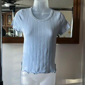 Blue Seamless Top